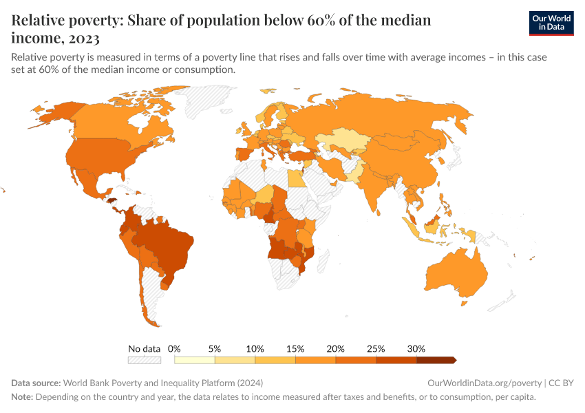 A thumbnail of the "Relative poverty: Share of population below 60% of the median income" chart